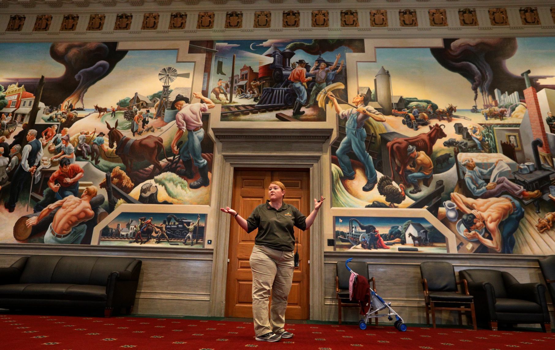 The Missouri capitol is its own museum of art